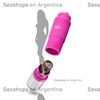 Vibrador estimulador con 3 accesorios intercambiables